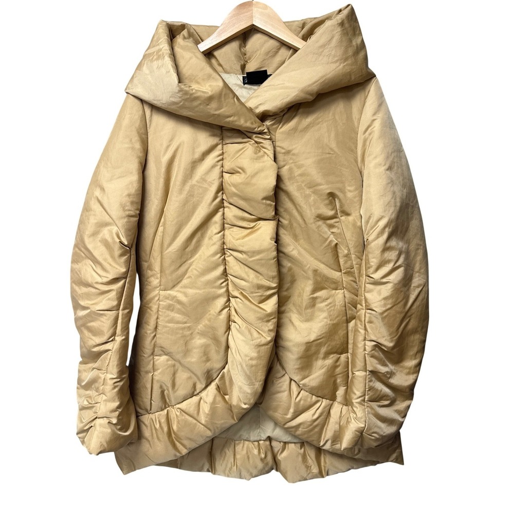 Vintage 80s Zenobia Snowbird 100% Goose Down Long Coat Medium Quilted Puffer